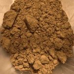 Brown powdered heroin